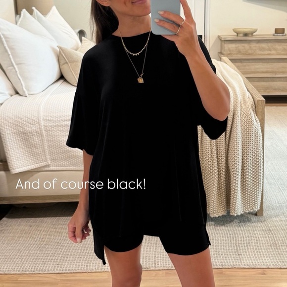 TALULAH Tops - Black Talulah Novi Oversized Set